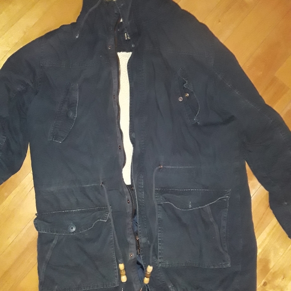 !SOLID CANVAS PARKA - Picture 2 of 4